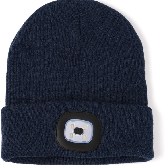 Unisex LED Beanie Knit Skull Cap USB Rechargeable NWT NIP - Picture 4 of 10